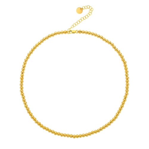 4mm 14k gold filled necklace