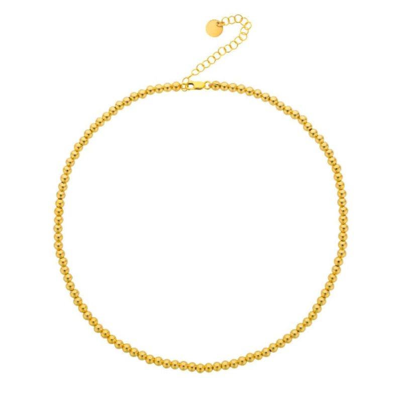 4mm 14k gold filled necklace