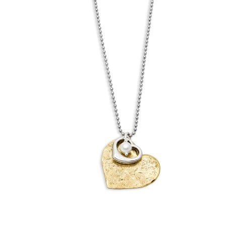 Cayenne gold heart and pearl charm necklace 685a6f64 d1d0 452a b8f6 58ccef1b3a80