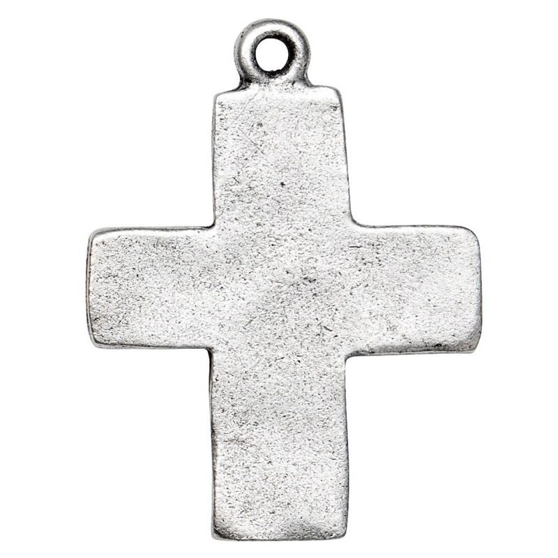 Divine Cross Silver charm 24 mm