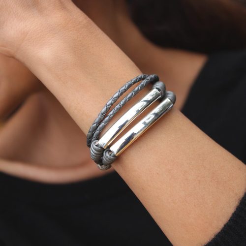 Engravables Perfect Pair Met Silver bracelet