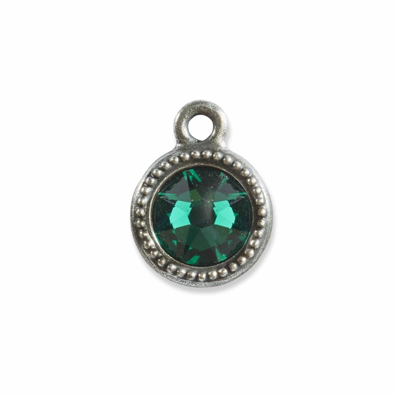 May Birthstone Swarovski Emerald Green