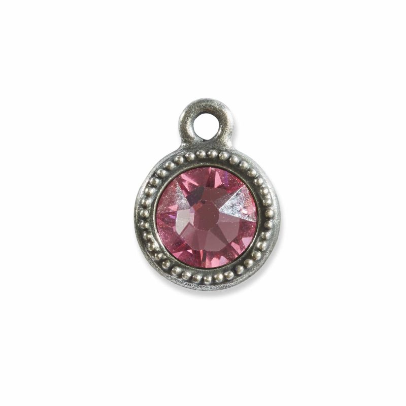 October Birthstone Swarovski Tourmaline Pink