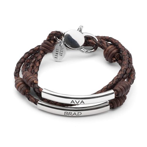 Perfect Pair engravable bracelet Silver