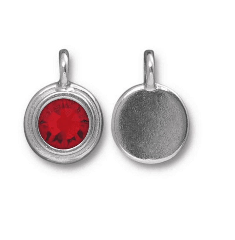 Ruby Red Crystal charm a0ec37dc 352e 4a9a afe6 af901ac26d1c