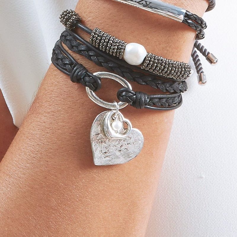 endless love charm trio mini paisley bracelet