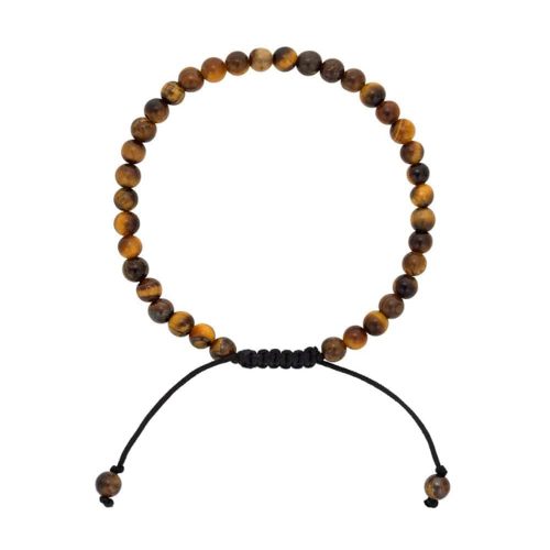 mens tigers eye adjustable bracelet