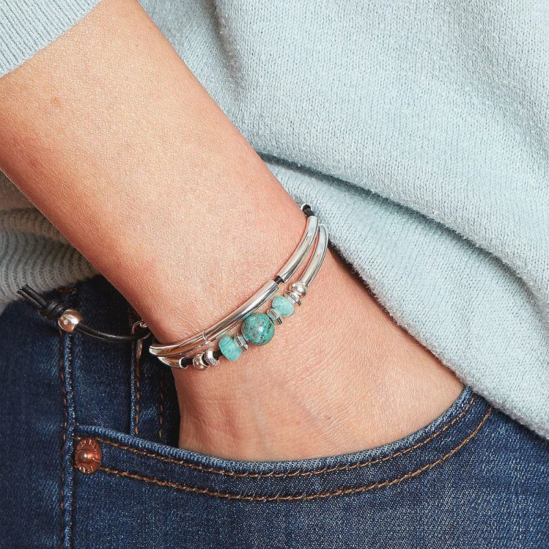 st barts adjustable bracelet denim