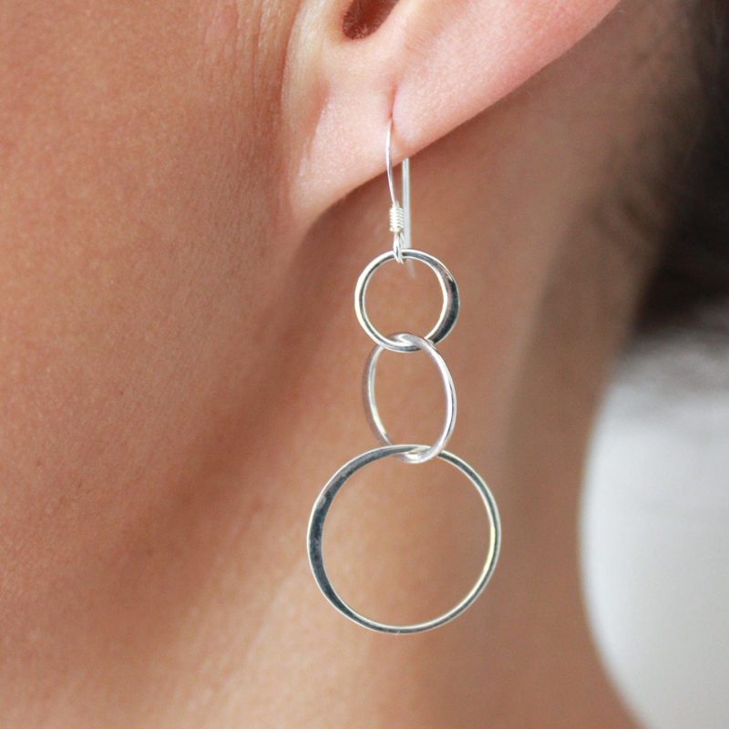 tango sterling silver earrings