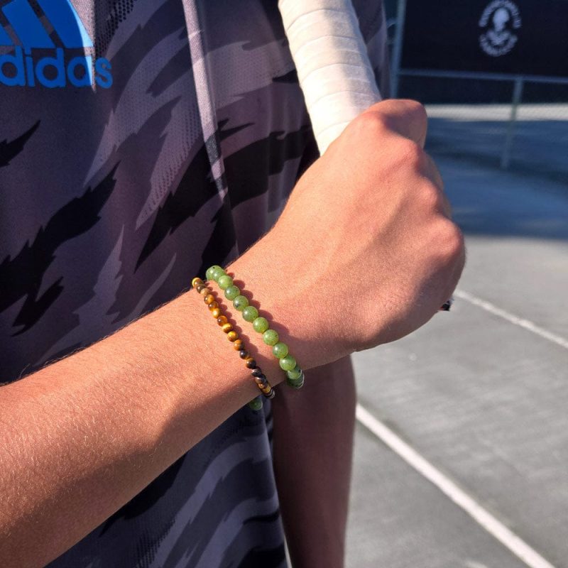 tigers eye and jade boys and mens bracelets stacked outdoor tennis af54916b 92cf 4841 b2de ca6f0f3d6981